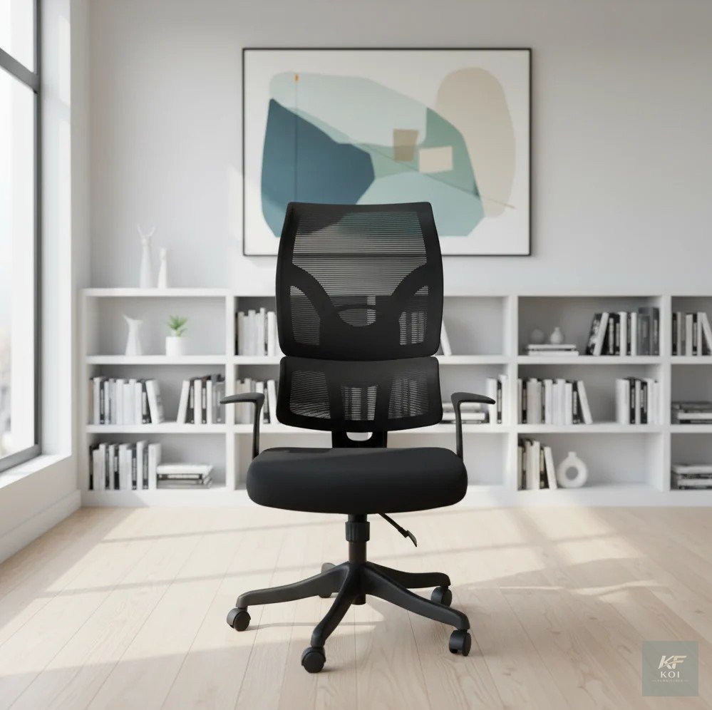 high-back mesh ergonomic office chair, ergonomic high-back office chair, high-back mesh office chair, mesh ergonomic office chair, ergonomic office chair, mesh office chair, breathable office chair, e