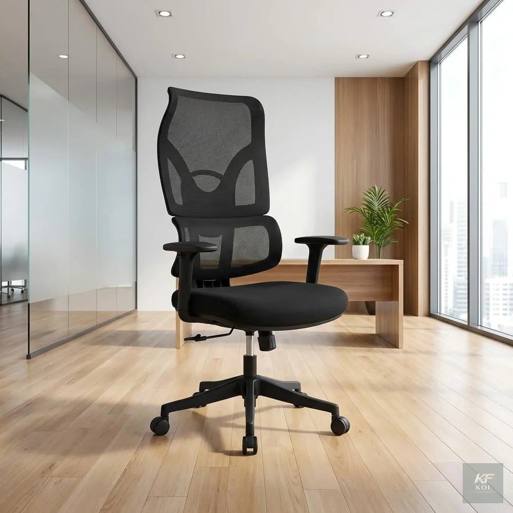 high-back mesh ergonomic office chair, ergonomic high-back office chair, high-back mesh office chair, mesh ergonomic office chair, ergonomic office chair, mesh office chair, breathable office chair, e