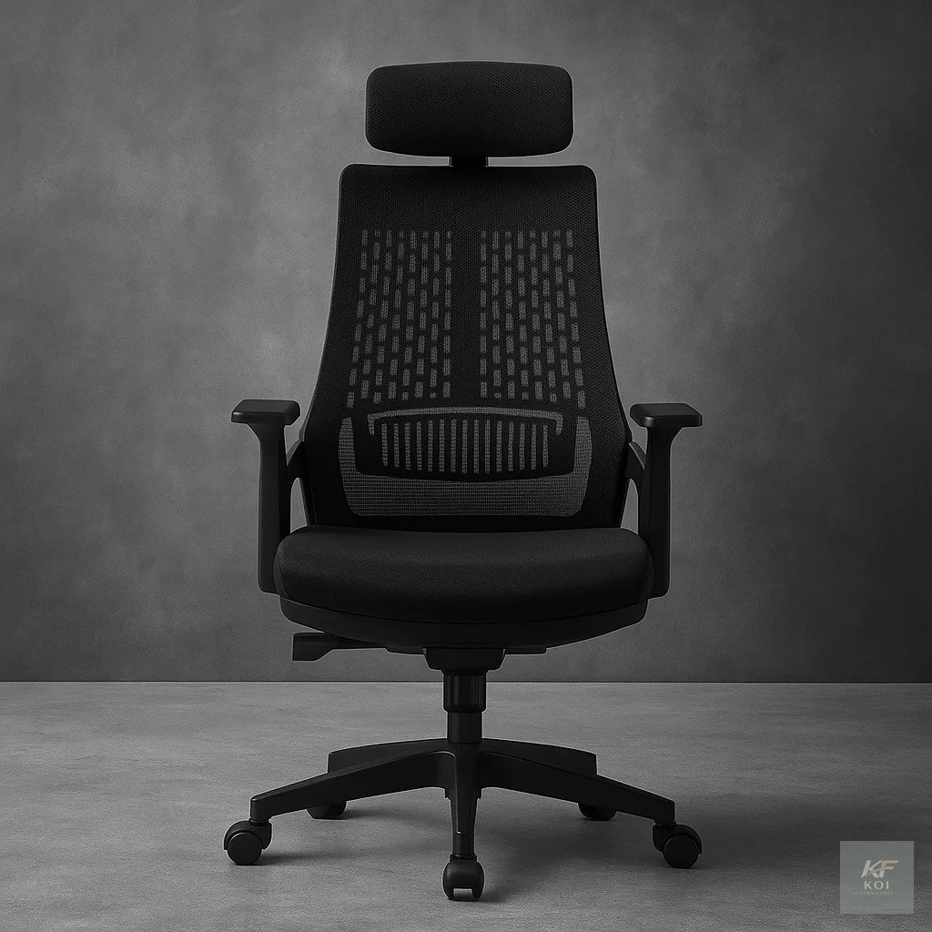 high-back mesh ergonomic office chair, ergonomic mesh office chair, high-back office chair, mesh office chair, ergonomic office chair, breathable mesh chair, executive mesh office chair, office desk c