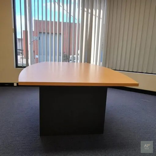 light oak 2.4-meter conference table, 2.4M conference table, light oak conference table, office conference table, boardroom table, meeting room table, executive conference table, office meeting table,