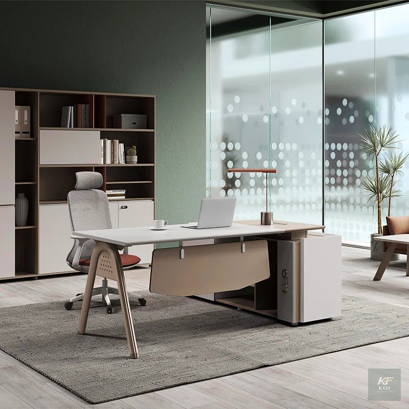 modern 1.8M Manager's Desk, 1.8M manager's desk, modern manager desk, executive office desk, manager office desk, 1.8M office desk, executive office table, wooden office desk, office workstation desk,