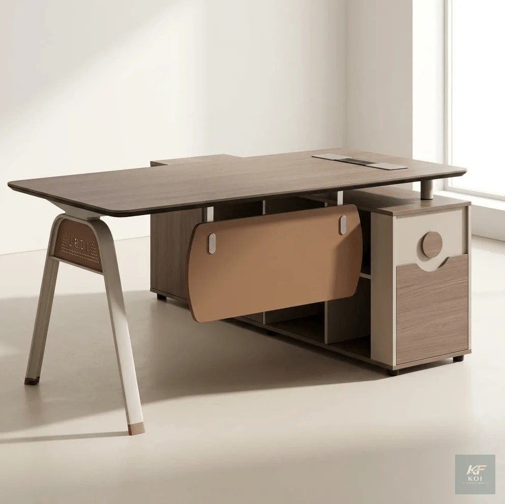 modern 1.8M Manager's Desk, 1.8M manager's desk, modern manager desk, executive office desk, manager office desk, 1.8M office desk, executive office table, wooden office desk, office workstation desk,