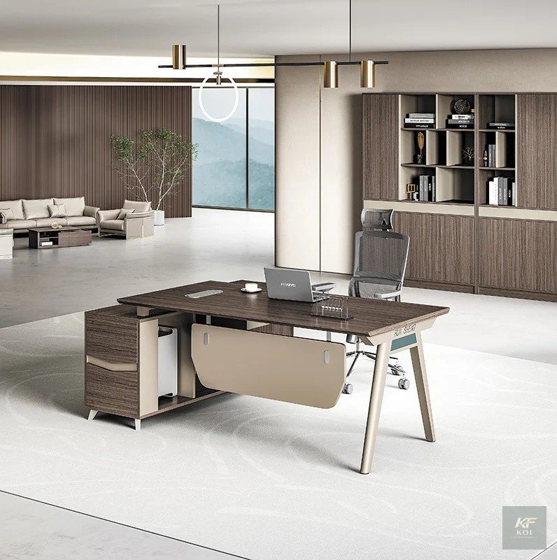 modern 1.8M Manager's Desk, 1.8M manager's desk, modern manager desk, executive office desk, manager office desk, 1.8M office desk, executive office table, wooden office desk, office workstation desk,