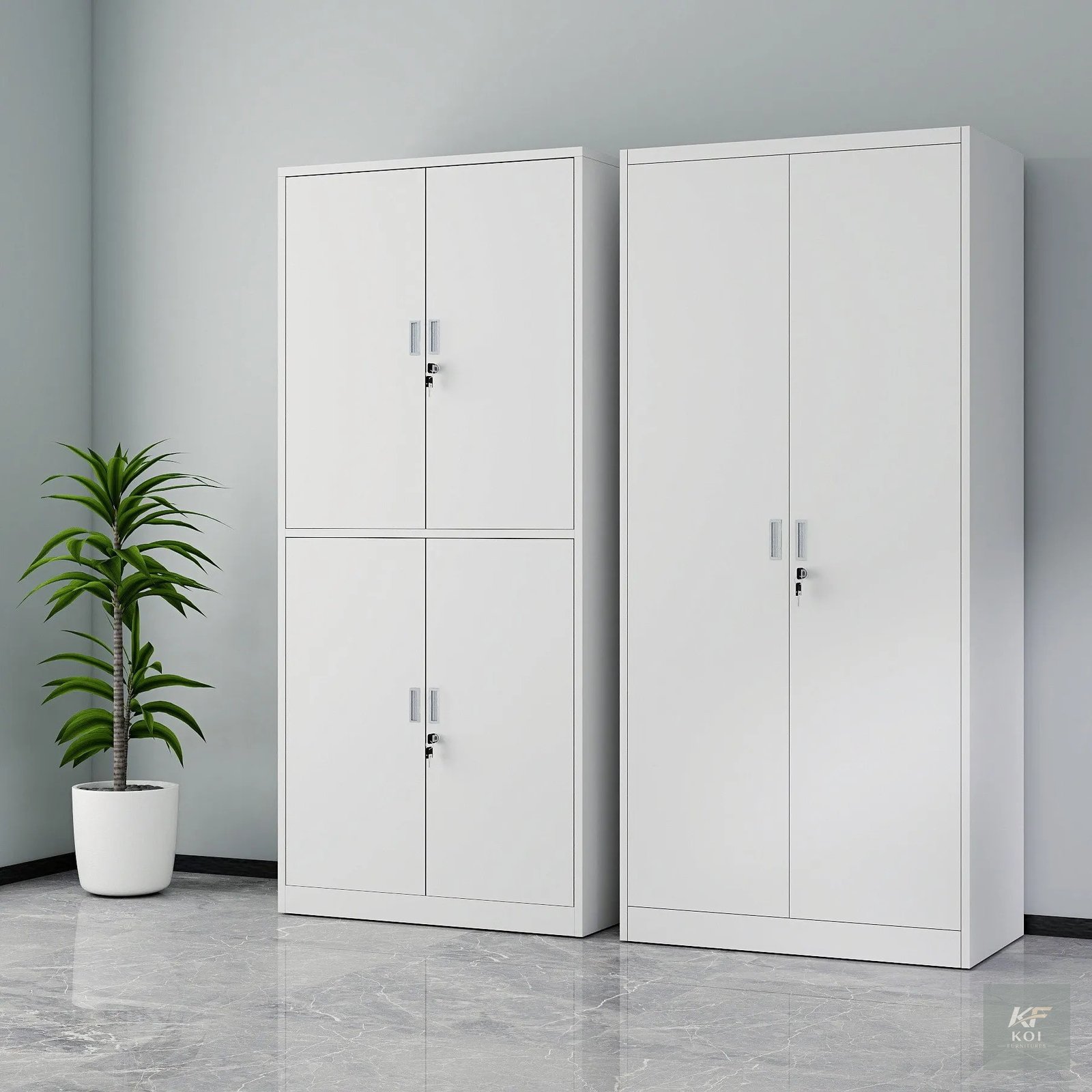 modern metallic 4-door office filing cabinet, 4-door office filing cabinet, metallic office filing cabinet, metal filing cabinet, steel filing cabinet, office filing cabinet, office storage cabinet, l