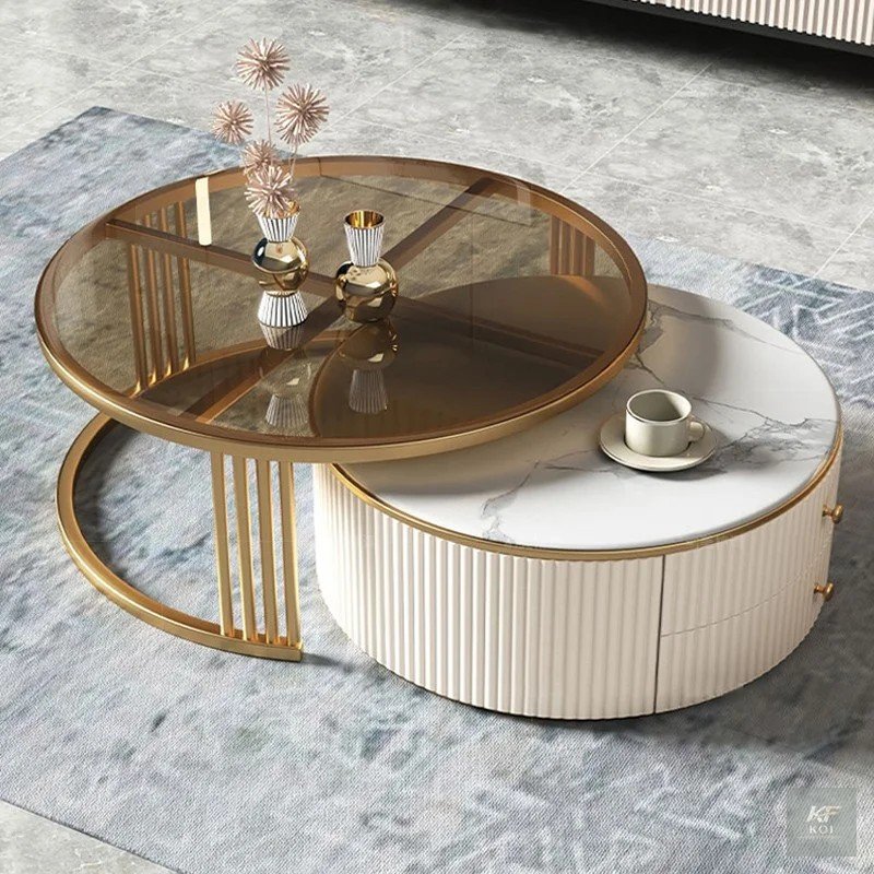 modern nesting coffee table set, nesting coffee table set, modern coffee table set, round nesting coffee tables, nesting center table, coffee table set of 2, contemporary coffee table, modern living r