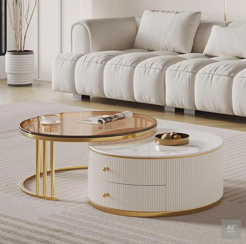 modern nesting coffee table set, nesting coffee table set, modern coffee table set, round nesting coffee tables, nesting center table, coffee table set of 2, contemporary coffee table, modern living r