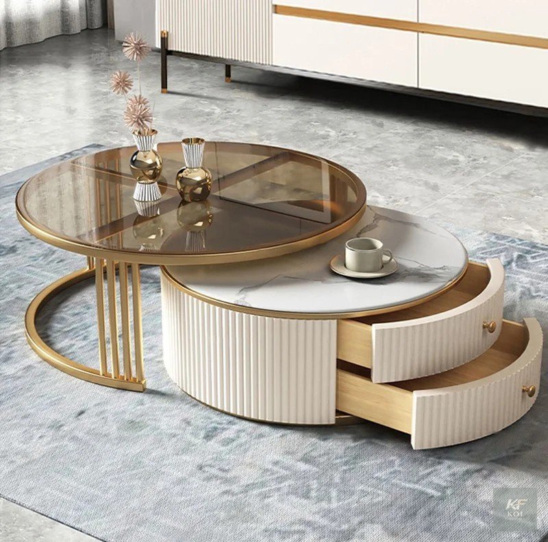 modern nesting coffee table set, nesting coffee table set, modern coffee table set, round nesting coffee tables, nesting center table, coffee table set of 2, contemporary coffee table, modern living r