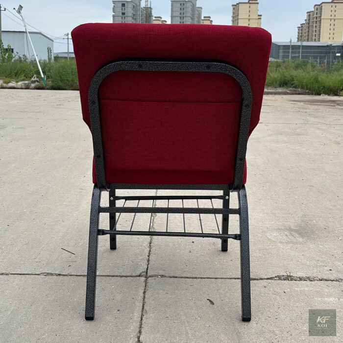 red WENDO church chair, red church chair, WENDO church chair, church seating chair, church hall chair, religious seating chair, worship chair, sanctuary chair, stackable church chair, event chair, con