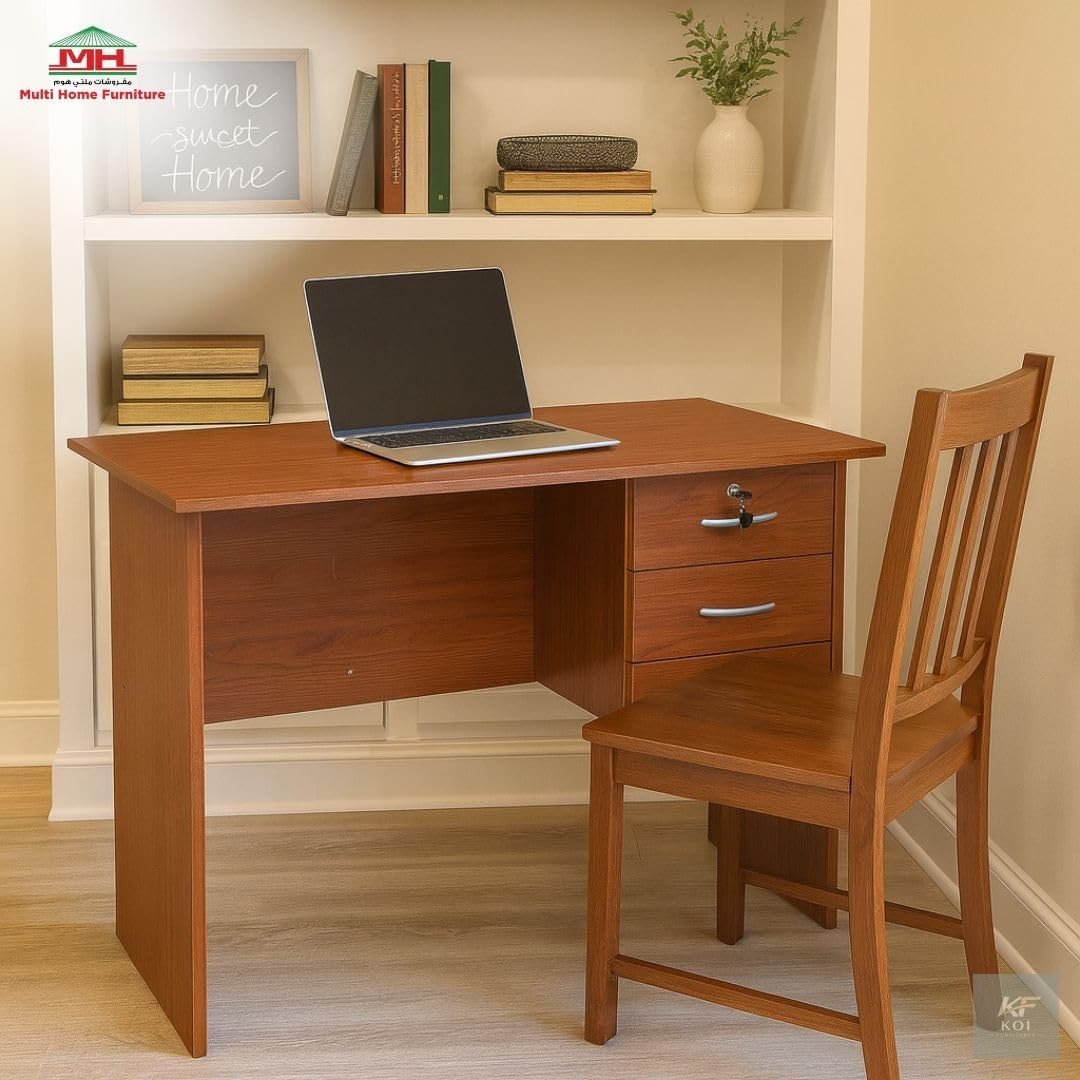 1.2M brown engineered wood office desk, 1.2 meter brown office desk, 1200mm brown office desk, 1.2M engineered wood desk, brown engineered wood office desk, modern brown office desk, wooden office des