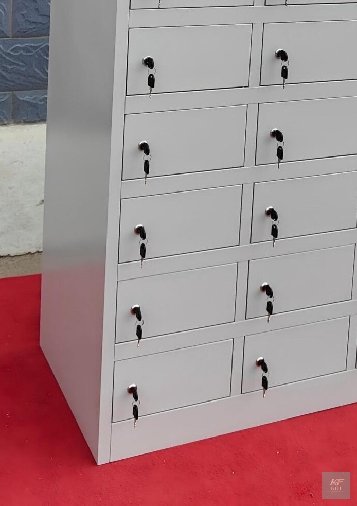 24 Lockers Modern Storage Cabinets 10
