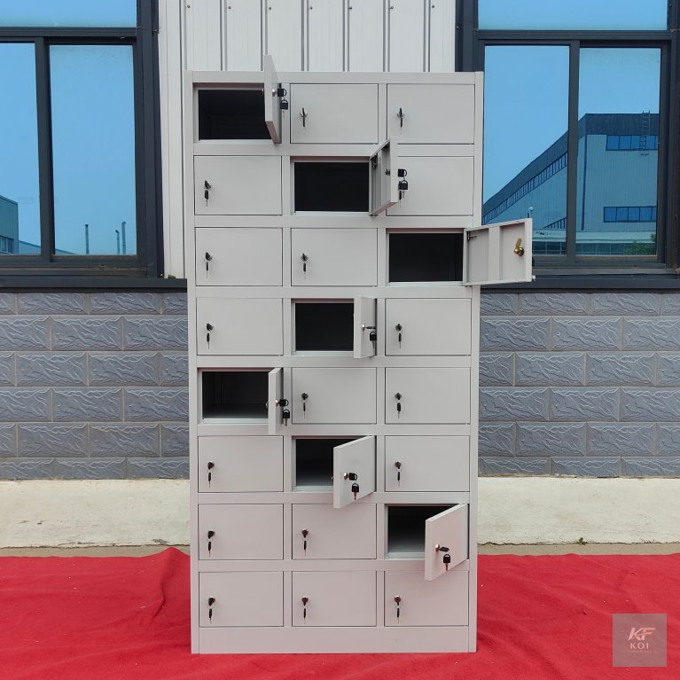 24 Lockers Modern Storage Cabinets 8