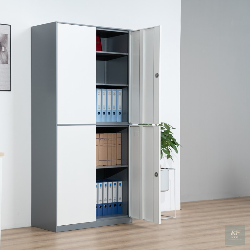 4-door metal office storage cabinet, 4 door office storage cabinet, 4-door metal cabinet, metal office storage cabinet, steel office cabinet, 4-door steel storage cabinet, office storage cupboard, met