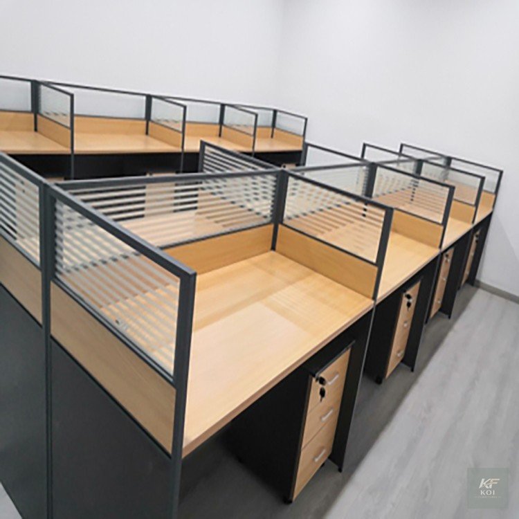 6-Way Modular Workstation