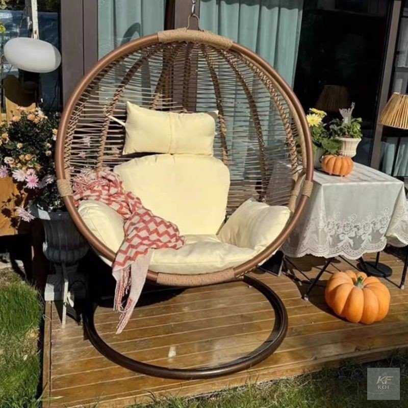 rattan hanging egg swing chair, hanging egg chair, rattan egg chair, rattan hanging chair, egg swing chair, hanging swing chair, rattan swing chair, indoor hanging chair, outdoor hanging chair, patio