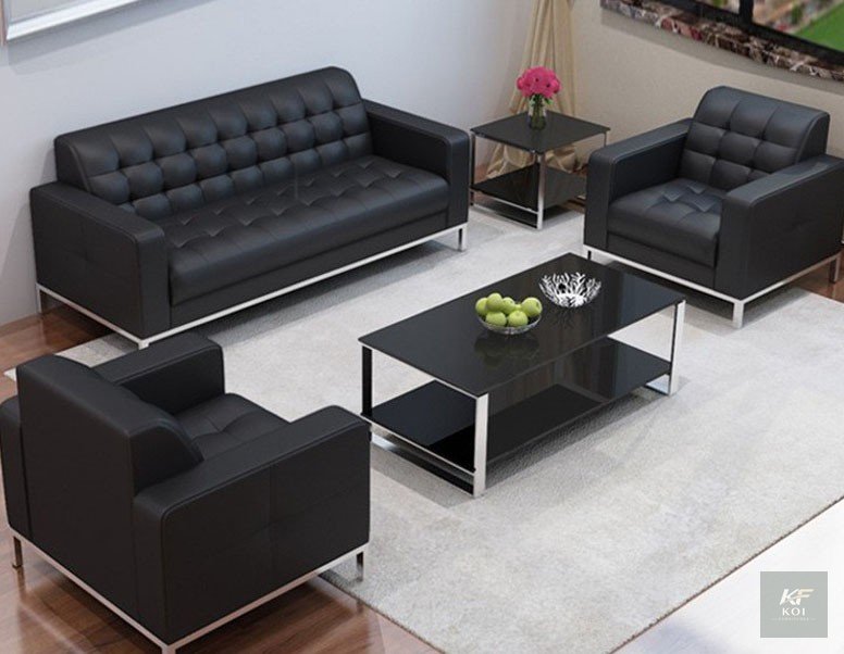 Leather 5 seater reception set, 5 seater reception sofa, leather reception sofa set, 5 seater office sofa, office reception seating, reception lounge set, leather office sofa, reception waiting sofa,