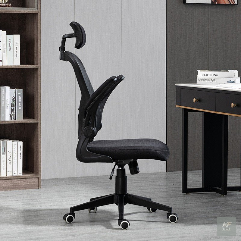 Mesh Orthopedic Office Seat-flip up, flip-up mesh office chair, orthopedic mesh office chair, ergonomic mesh office chair, flip-up office chair, mesh office seat, orthopedic office chair, ergonomic of