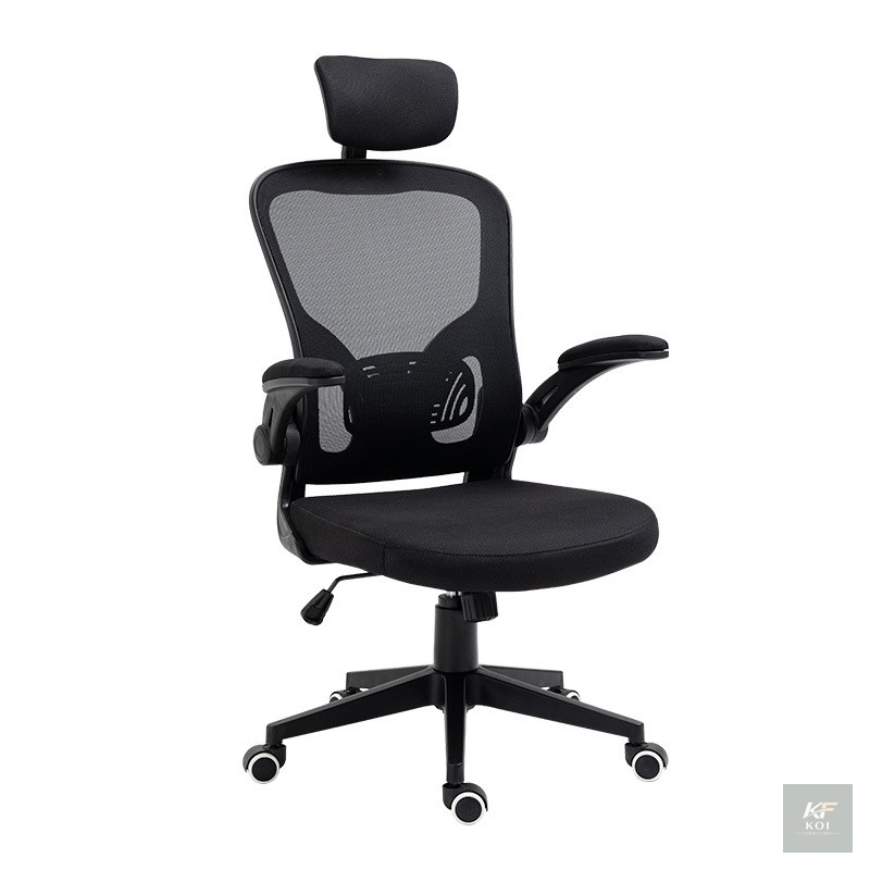 Mesh Orthopedic Office Seat-flip up, flip-up mesh office chair, orthopedic mesh office chair, ergonomic mesh office chair, flip-up office chair, mesh office seat, orthopedic office chair, ergonomic of