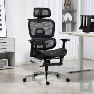 black ergonomic mesh office chair, black mesh office chair, ergonomic mesh office chair, black ergonomic office chair, breathable mesh office chair, high-back mesh office chair, modern ergonomic offic