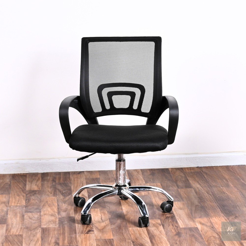 black mid-back mesh office swivel chair, black mesh office swivel chair, mid-back mesh office chair, ergonomic mid-back office chair, black ergonomic office chair, mesh swivel chair, ergonomic swivel