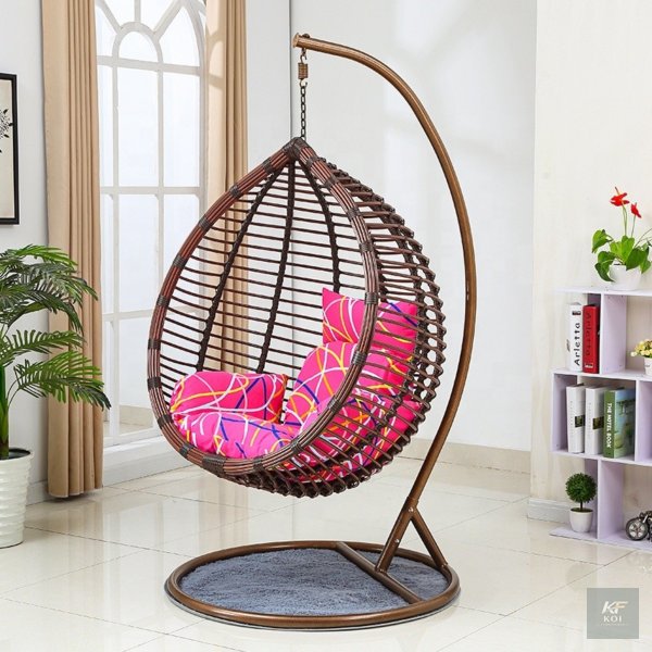 brown wicker hanging egg swing chair, brown hanging egg chair, wicker hanging chair, wicker egg chair, brown rattan egg chair, hanging swing chair, rattan hanging chair, egg swing chair, outdoor hangi