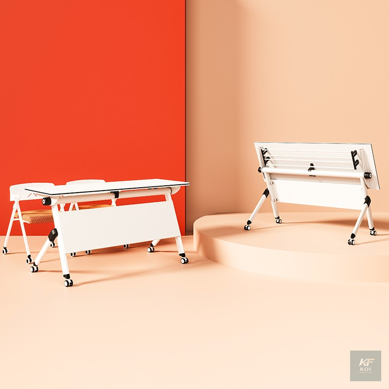 foldable training table 1.2M, 1.2M foldable training table, 1200mm training table, 1.2 meter training table, folding training table, foldable office table, training room table, seminar table, conferen