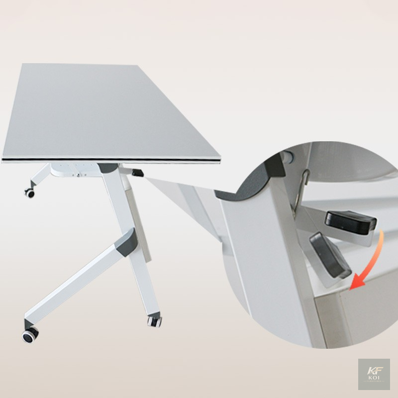 foldable training table 1.2M, 1.2M foldable training table, 1200mm training table, 1.2 meter training table, folding training table, foldable office table, training room table, seminar table, conferen