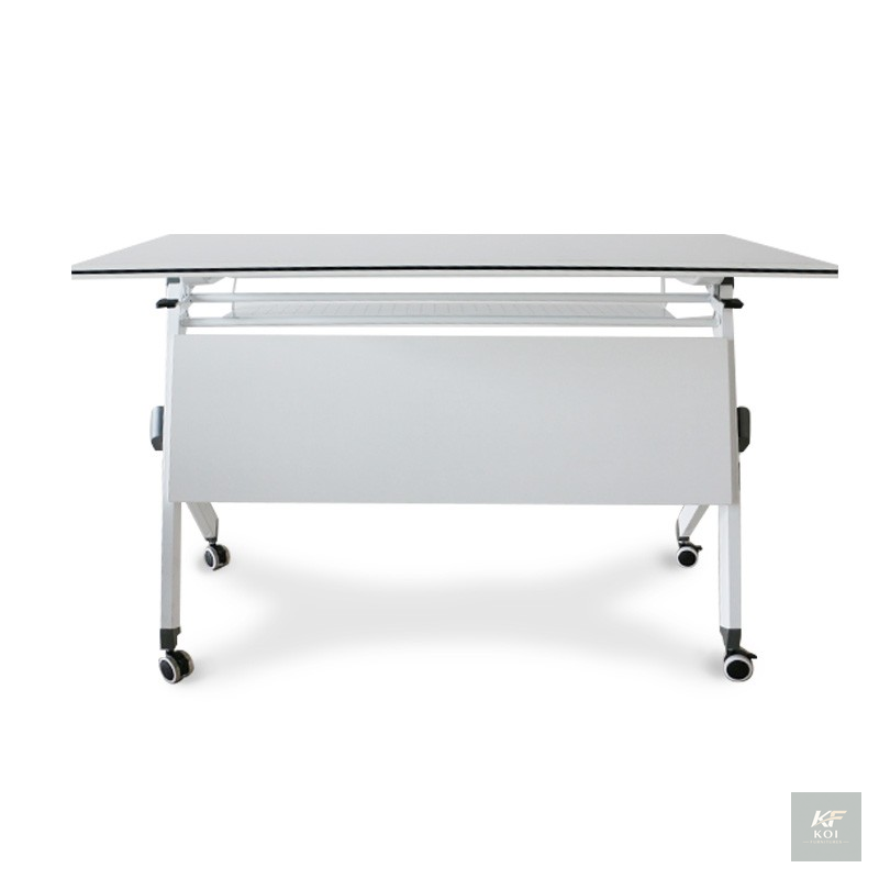 foldable training table 1.2M, 1.2M foldable training table, 1200mm training table, 1.2 meter training table, folding training table, foldable office table, training room table, seminar table, conferen