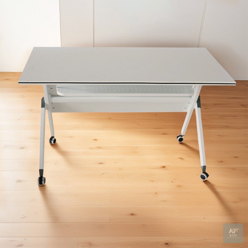 foldable training table 1.2M, 1.2M foldable training table, 1200mm training table, 1.2 meter training table, folding training table, foldable office table, training room table, seminar table, conferen