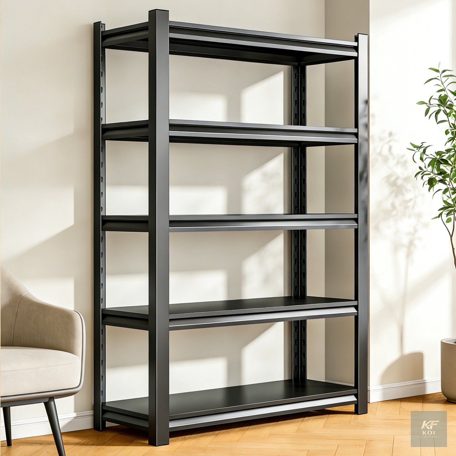 heavy-duty metal storage shelving unit, heavy duty metal shelving unit, metal storage shelves, steel storage shelving unit, industrial metal shelving, heavy duty steel shelves, warehouse storage shelv