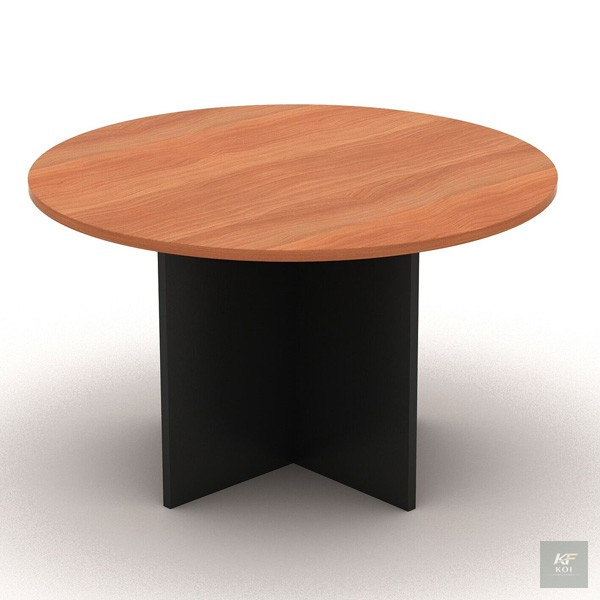 light wood round conference table, round conference table, light wood conference table, round boardroom table, wooden conference table, executive conference table, round meeting table, office meeting