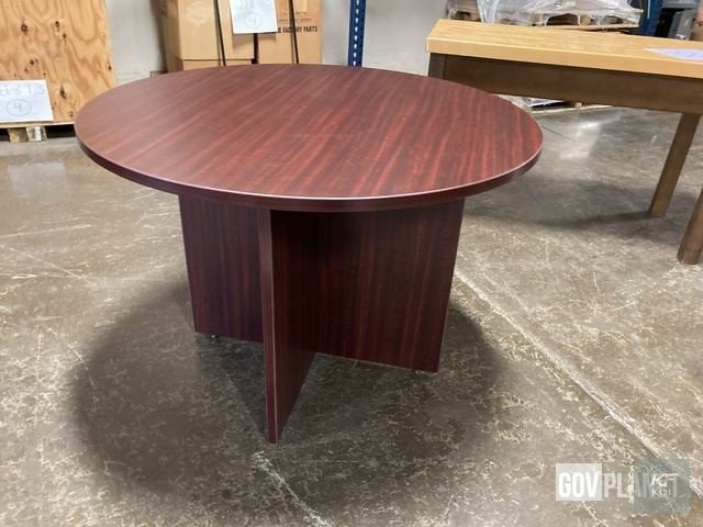 light wood round conference table, round conference table, light wood conference table, round boardroom table, wooden conference table, executive conference table, round meeting table, office meeting