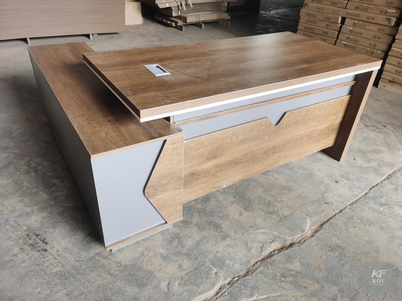 modern L-shaped executive office desk, L-shaped executive desk, L-shaped office desk, modern executive desk, executive workstation, corner office desk, L-shaped workstation Kenya, executive office des