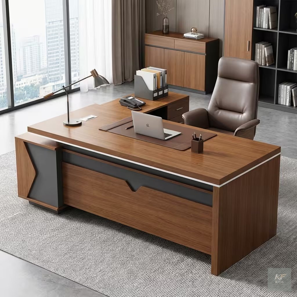 modern L-shaped executive office desk, L-shaped executive desk, L-shaped office desk, modern executive desk, executive workstation, corner office desk, L-shaped workstation Kenya, executive office des