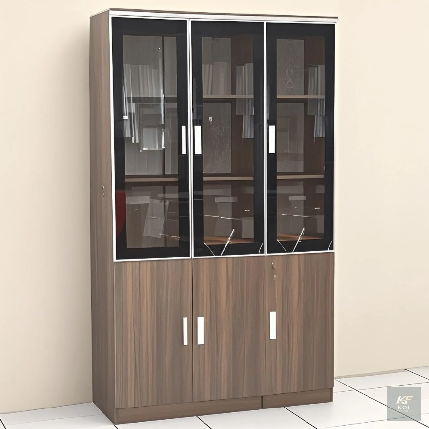 modern three-door office storage cabinet, 3-door office storage cabinet, modern office storage cabinet, three-door office cabinet, office storage cupboard, 3-door office cupboard, wooden office storag