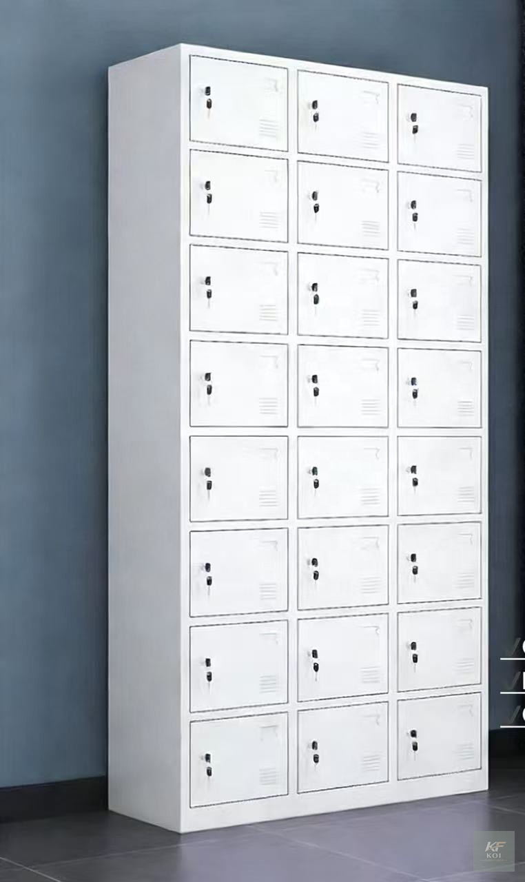 24 Lockers Modern Storage Cabinets 4