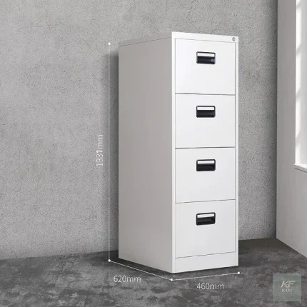 white 4-drawer steel filing cabinet, white 4 drawer filing cabinet, 4-drawer steel filing cabinet, white metal filing cabinet, 4 drawer office cabinet, steel office filing cabinet, metal filing cabine