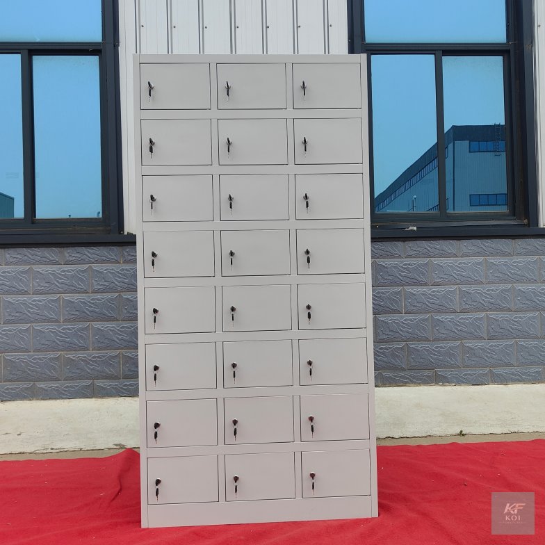 24 Lockers Modern Storage Cabinets 9