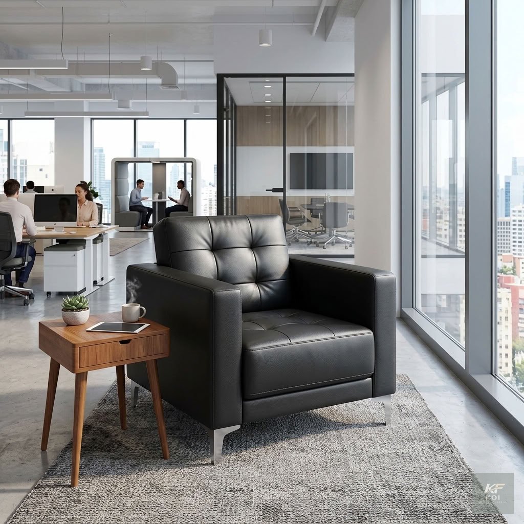 1-Seater Executive Staff Office Sofa 8