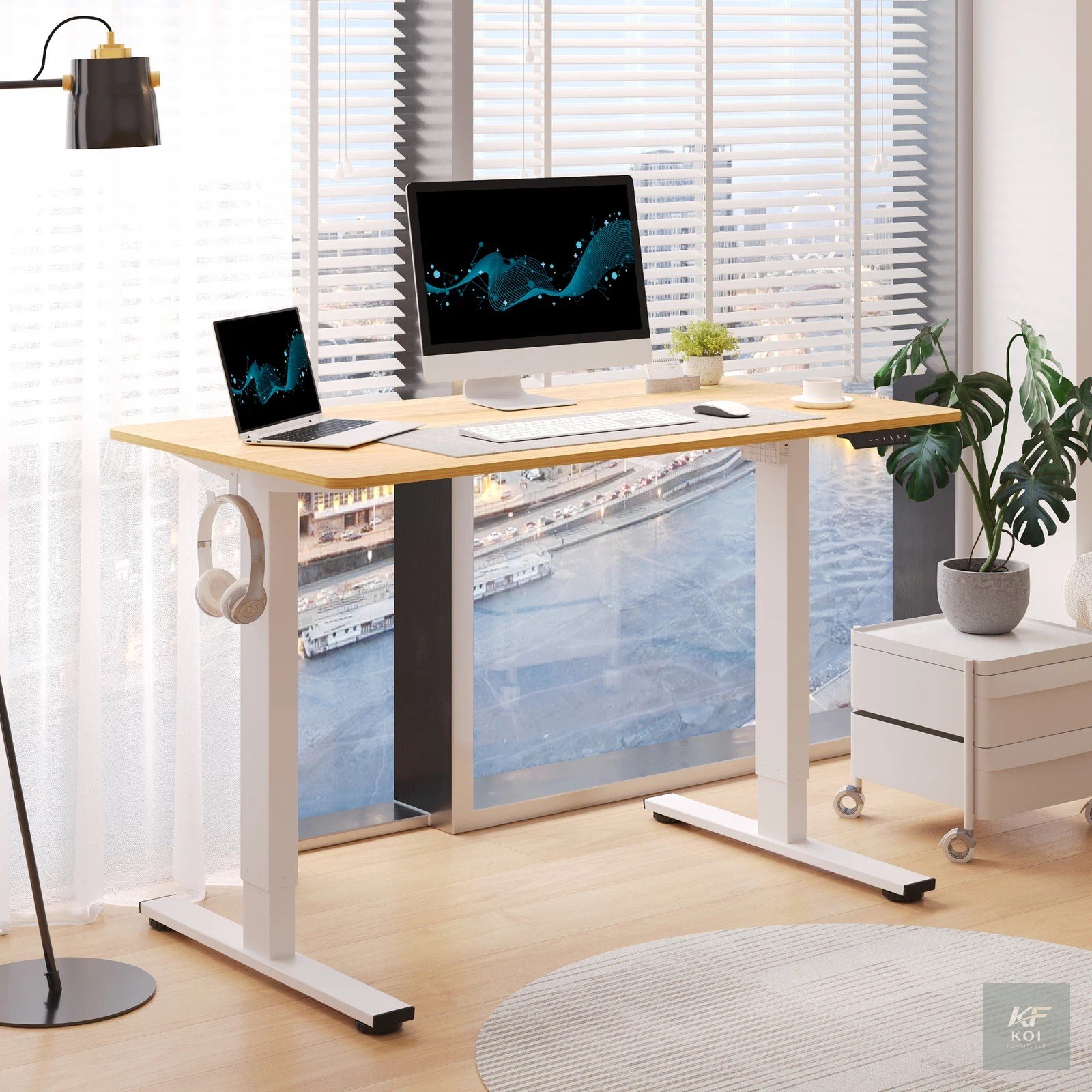 1.2M electric height-adjustable standing desk, 1.2m electric standing desk, 1.2 metre adjustable office desk, electric height-adjustable desk, motorized standing desk, electric sit-stand desk, ergonom