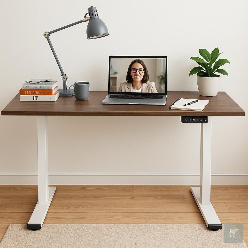 1.2M electric height-adjustable standing desk T-FRAME, 1.2M electric standing desk, 120cm electric height-adjustable desk, T-frame standing desk, electric sit-stand desk Kenya, motorized standing desk
