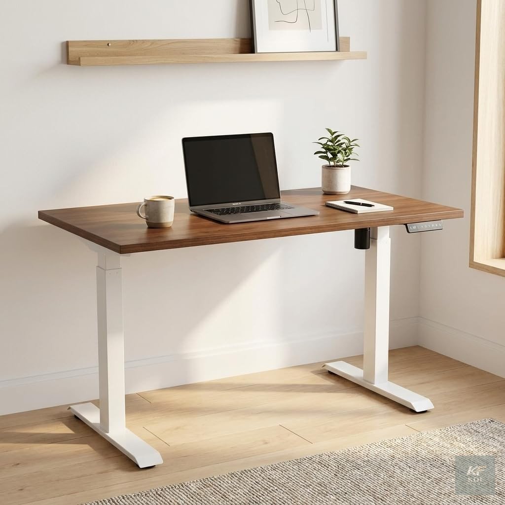 1.2M electric height-adjustable standing desk T-FRAME, 1.2M electric standing desk, 120cm electric height-adjustable desk, T-frame standing desk, electric sit-stand desk Kenya, motorized standing desk