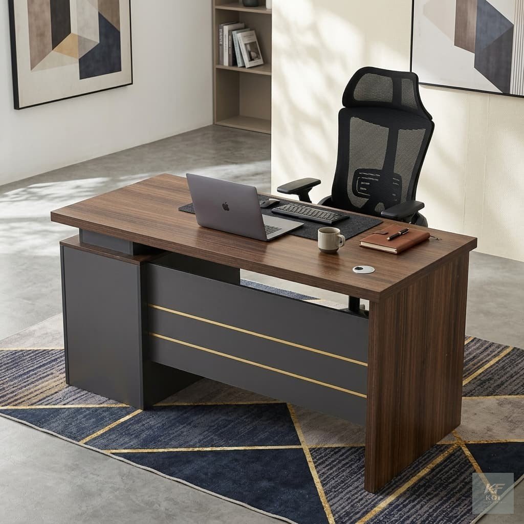 1.2M Modern Wooden Executive Office Desk 10