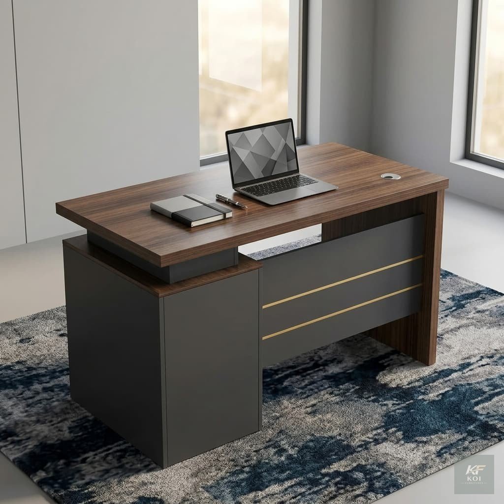 1.2M Modern Wooden Executive Office Desk 9