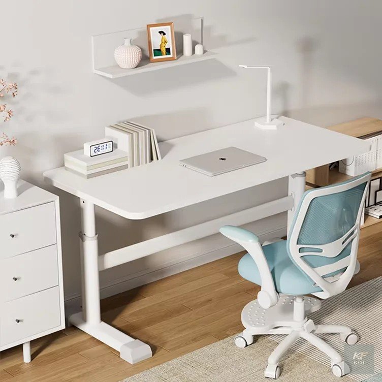 1.2M white manual height-adjustable standing desk, 1.2m manual standing desk, white manual standing desk, 1.2 metre adjustable office desk, manual height-adjustable desk, white adjustable standing des