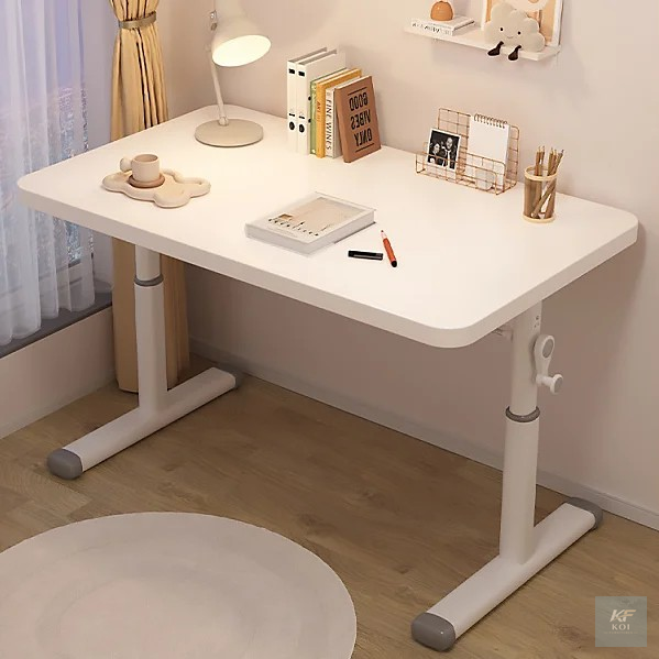 1.2M white manual height-adjustable standing desk, 1.2m manual standing desk, white manual standing desk, 1.2 metre adjustable office desk, manual height-adjustable desk, white adjustable standing des