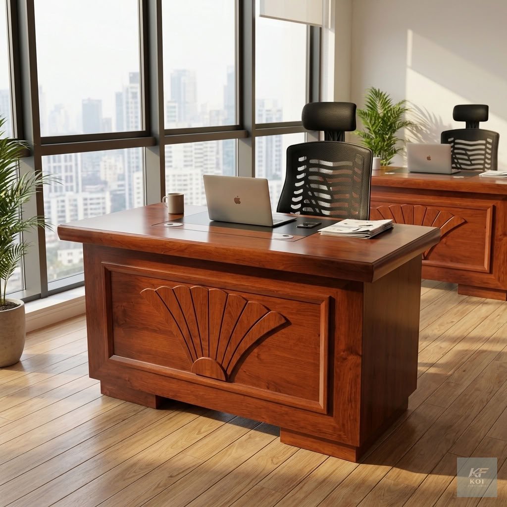 1.2M wooden executive office desk, 1.2 metre executive desk, 1.2m wooden office desk, wooden executive office table, compact executive desk, modern wooden office desk, executive computer desk, premium
