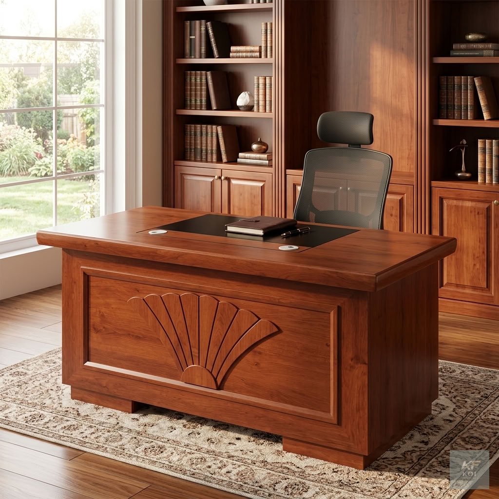 1.2M wooden executive office desk, 1.2 metre executive desk, 1.2m wooden office desk, wooden executive office table, compact executive desk, modern wooden office desk, executive computer desk, premium