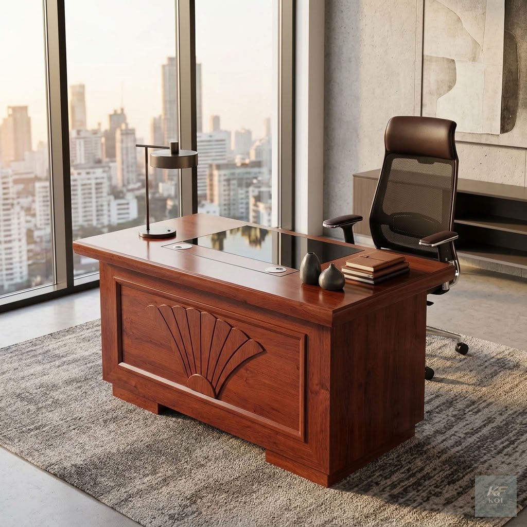 1.2M wooden executive office desk, 1.2 metre executive desk, 1.2m wooden office desk, wooden executive office table, compact executive desk, modern wooden office desk, executive computer desk, premium