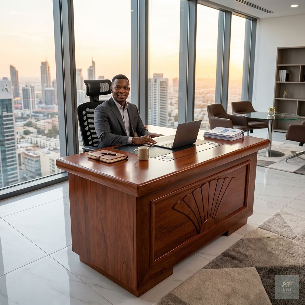1.2M wooden executive office desk, 1.2 metre executive desk, 1.2m wooden office desk, wooden executive office table, compact executive desk, modern wooden office desk, executive computer desk, premium
