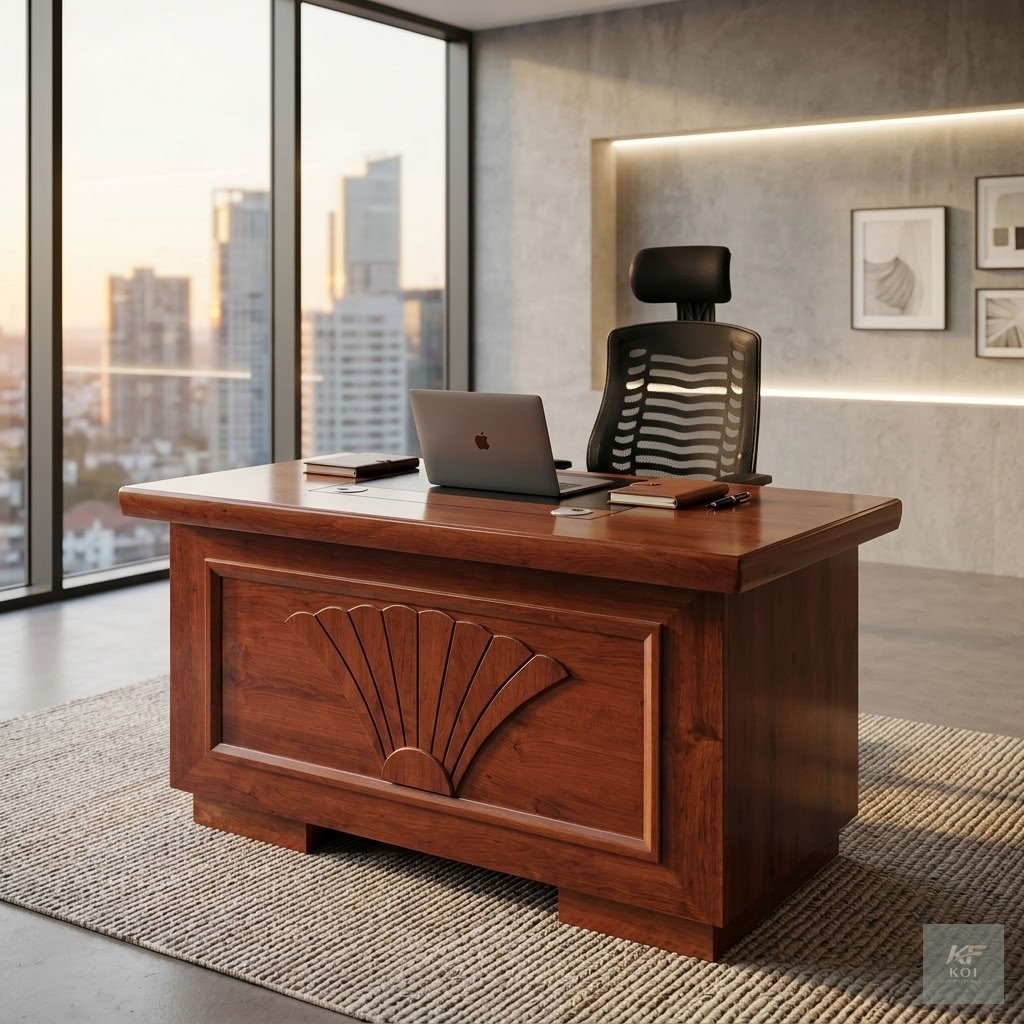 1.2M wooden executive office desk, 1.2 metre executive desk, 1.2m wooden office desk, wooden executive office table, compact executive desk, modern wooden office desk, executive computer desk, premium